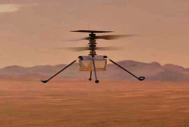 Nasa Helikopteri Mars’ta Uçuruldu