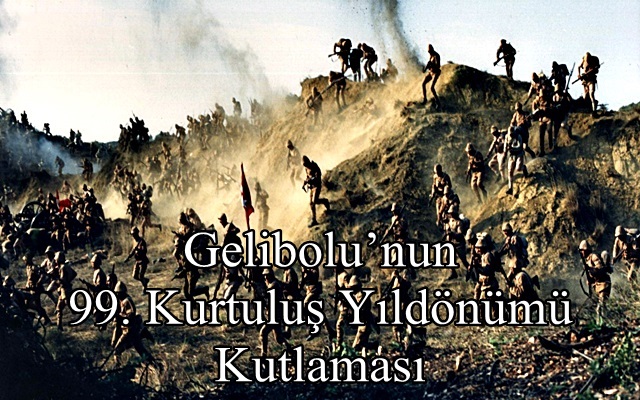 Gelibolu’nun 99. Kurtuluş Yıldönümü Kutlaması