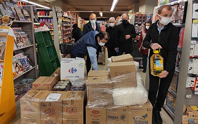 Marketlere Stokçuluk Denetimi Yapıldı