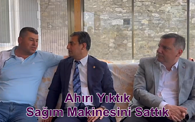 Ahırı Yıktık Sağım Makinesini Sattık
