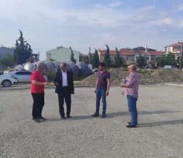 Tenis Kortları Yapımı Devam Ediyor