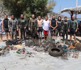 Gümüşlük’te Deniz Dibi Temizliği