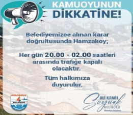 Hamzakoy Sahil Yoluna Yeni Kısıtlama Getirildi