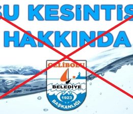 Su Kesintisine Tepki Büyük