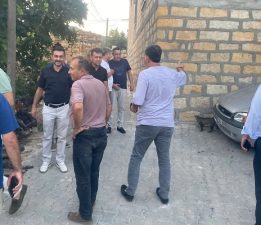 Başkan Ertuğrul Ayvacık’ta İncelemelerde Bulundu