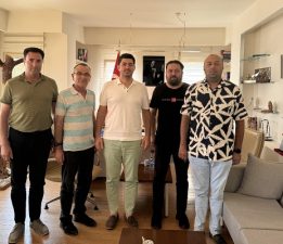 Gazeteciler Küçükkuyu Belediye Başkanı Gürel’i Ziyaret Etti
