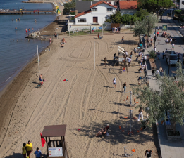 Plajda Sahil Temizliği Yapıldı