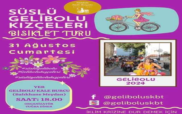 Süslü Kadınlar İklim Krizi İçin Pedal Basacak