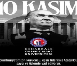 Erenoğlu’nun 10 Kasım Atatürk’ü Anma Günü Mesajı