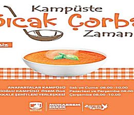 Öğrencilere Sıcak Çorba İkramı Başlıyor