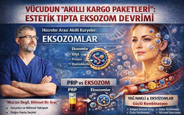 Vücudun “Akıllı Kargo Paketleriİ” Estetik Tıpta Eksozom Devrimi