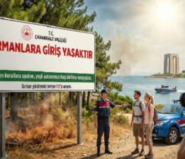Çanakkale’de Ormanlara Giriş Yasaklandı