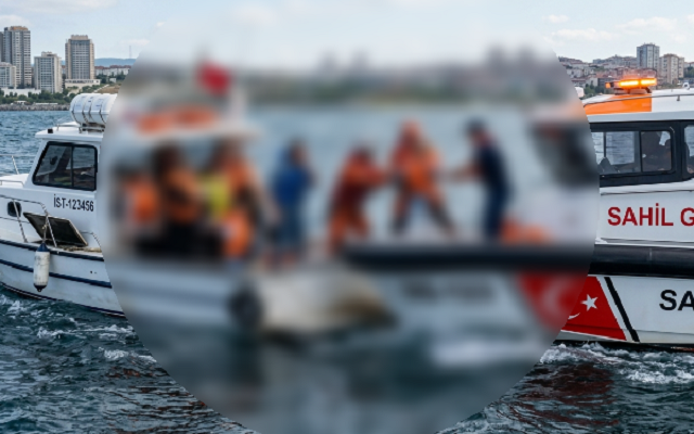 Sürüklenen Teknedeki 9 Kişi Kurtarıldı