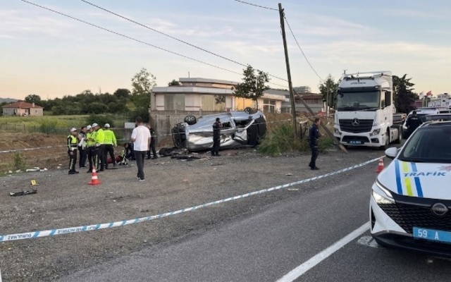 Tekirdağ’daki Zincirleme Faciada 1 Ölü 8 Yaralı Var