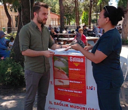 Sıtma Tehdidine Karşı Pazar Yerinde Farkındalık Standı