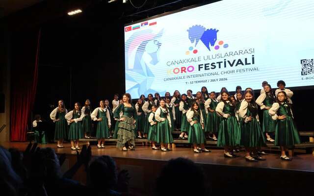 Çanakkale’de Koro Festivali Coşkusu