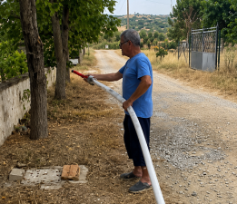 Kendi Yangın Söndürme Sistemlerini Kurup Tatbikat Yaptılar