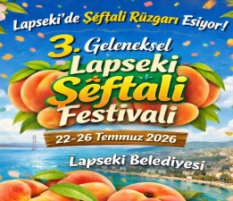 Lapseki’de Şeftali Festivali Heyecanı Başlıyor