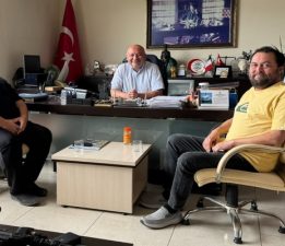 Gazetecilerden Başkan Göztepe’ye Bozcaada Ziyareti