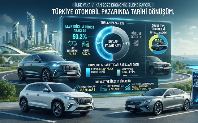 Türkiye’de satılan her iki otomobilden biri artık elektrikli veya hibrit