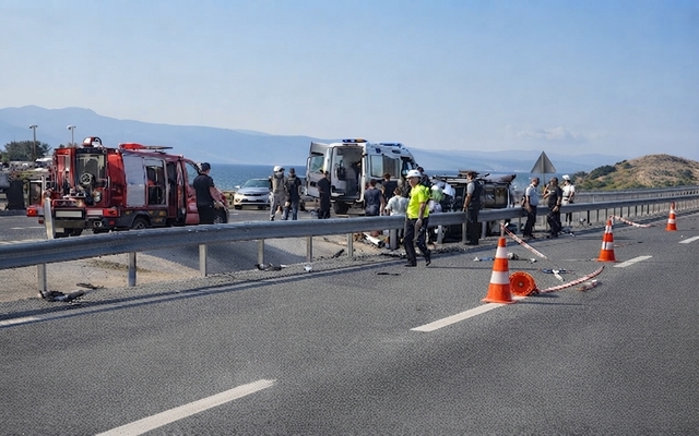 Gelibolu – Eceabat Karayolunda Trafik kazası: Yaralılar Var